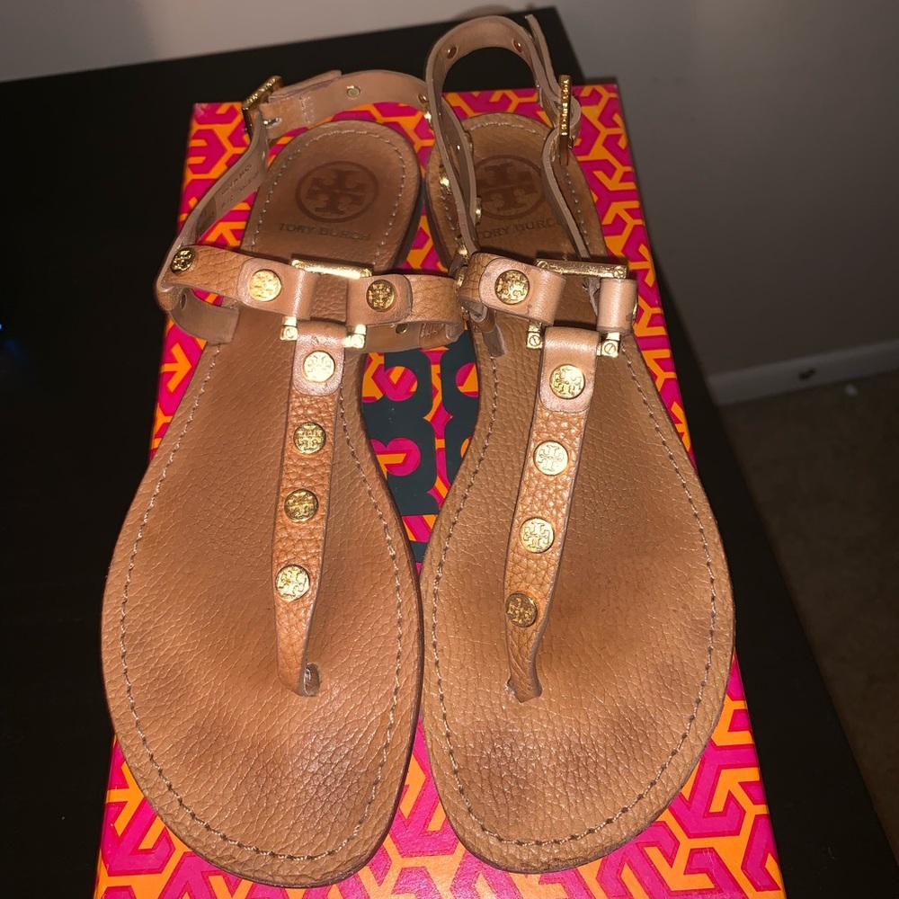 Tory Burch tan sandals
